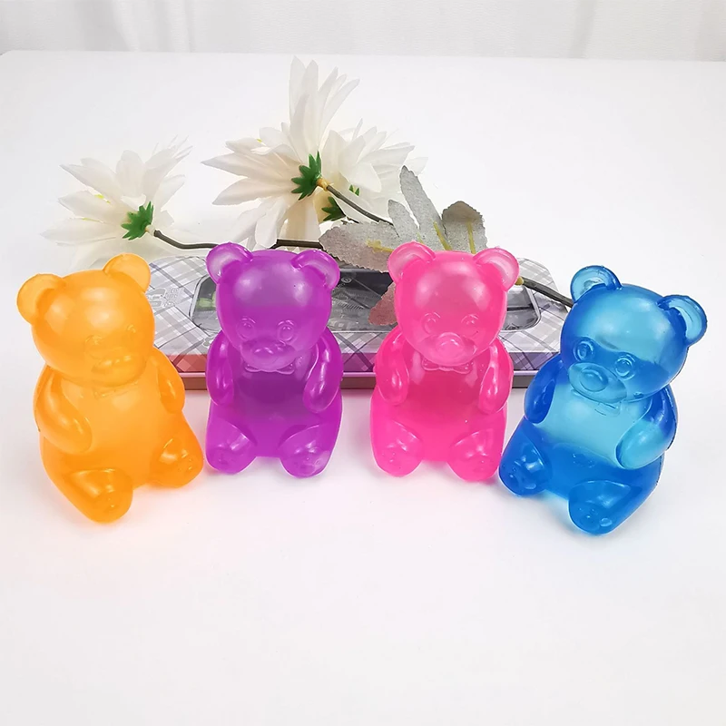 Cute Bear Nea Doh Sensory Fidget Cube Stress Relief Anxiety Sensory Tool For Focus ADHD & Office Desk Calming Gadget Squeeze Toy - view 4