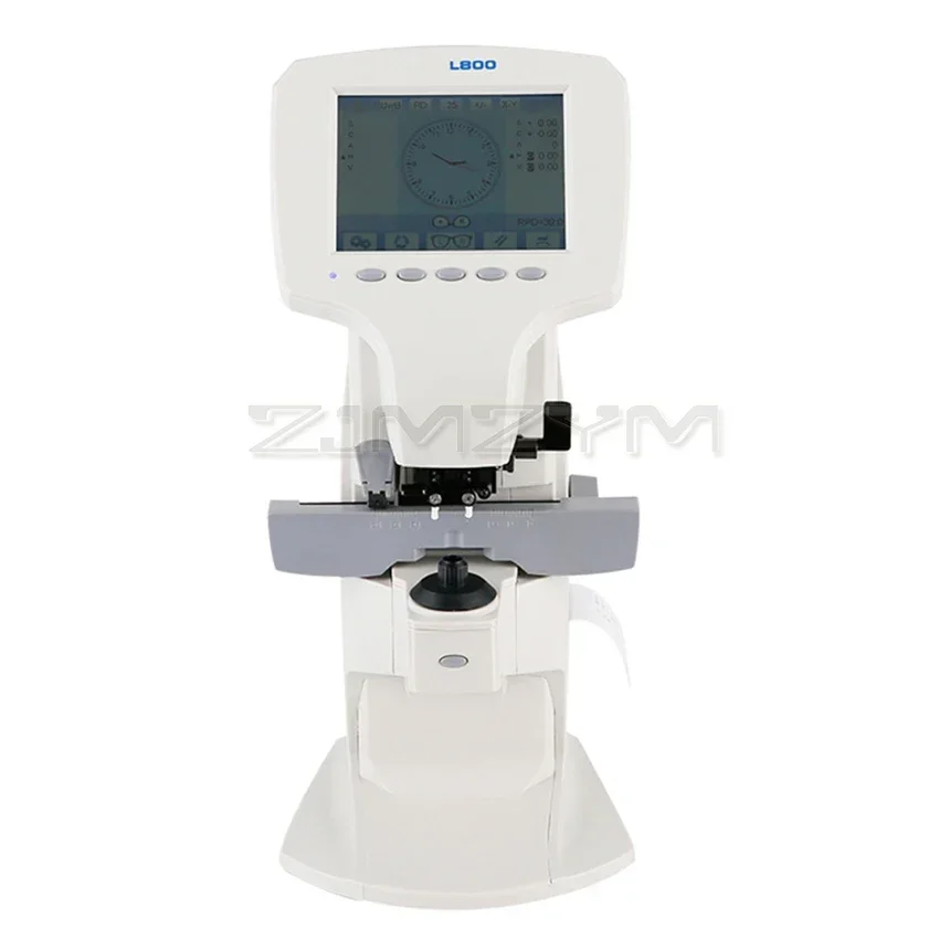 L800 Automatic Lensometer Glasses Equipment Digital Auto Lens Meter Focimeter 5.6 Inch Touch Screen UV PD Printing Function