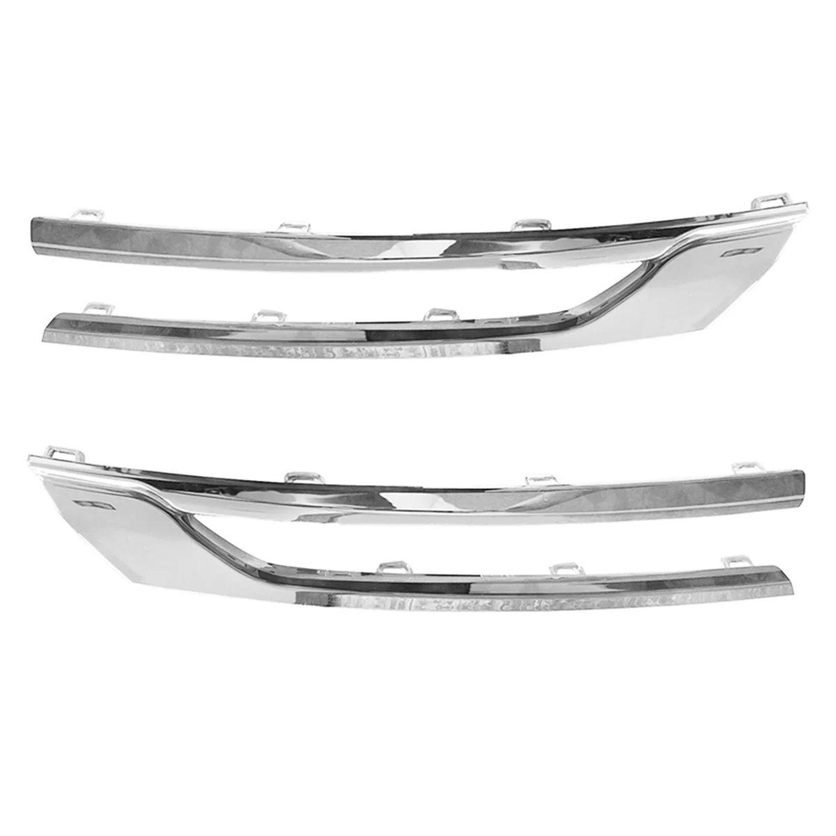 Silver Front Bumper Radiator Grille Trim for VAUXHALL OPEL ASTRA (K) 2015-2020 13423641 13423642