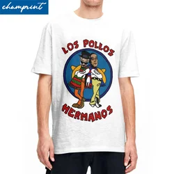 Los Pollos Hermanos Of The Mean Who Knocks Breaking Bad Chicken T Shirts 100% Cotton Funny T-Shirts O Neck Tees Clothing Gift