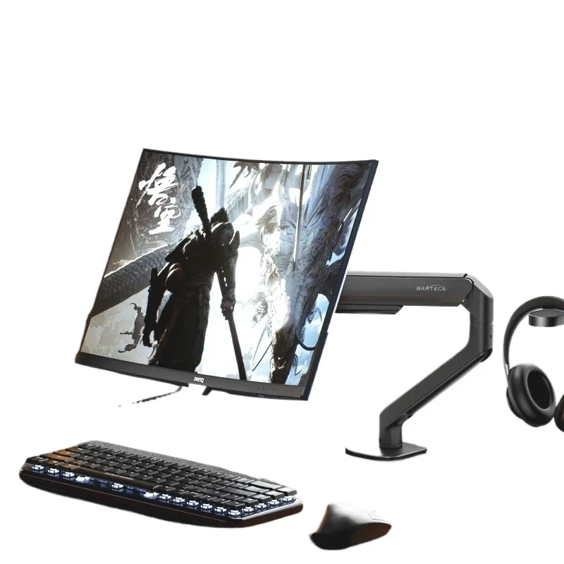 

Attractive force frame Monitor bracket Quick installation Computer robotic arm No punching suspension screen