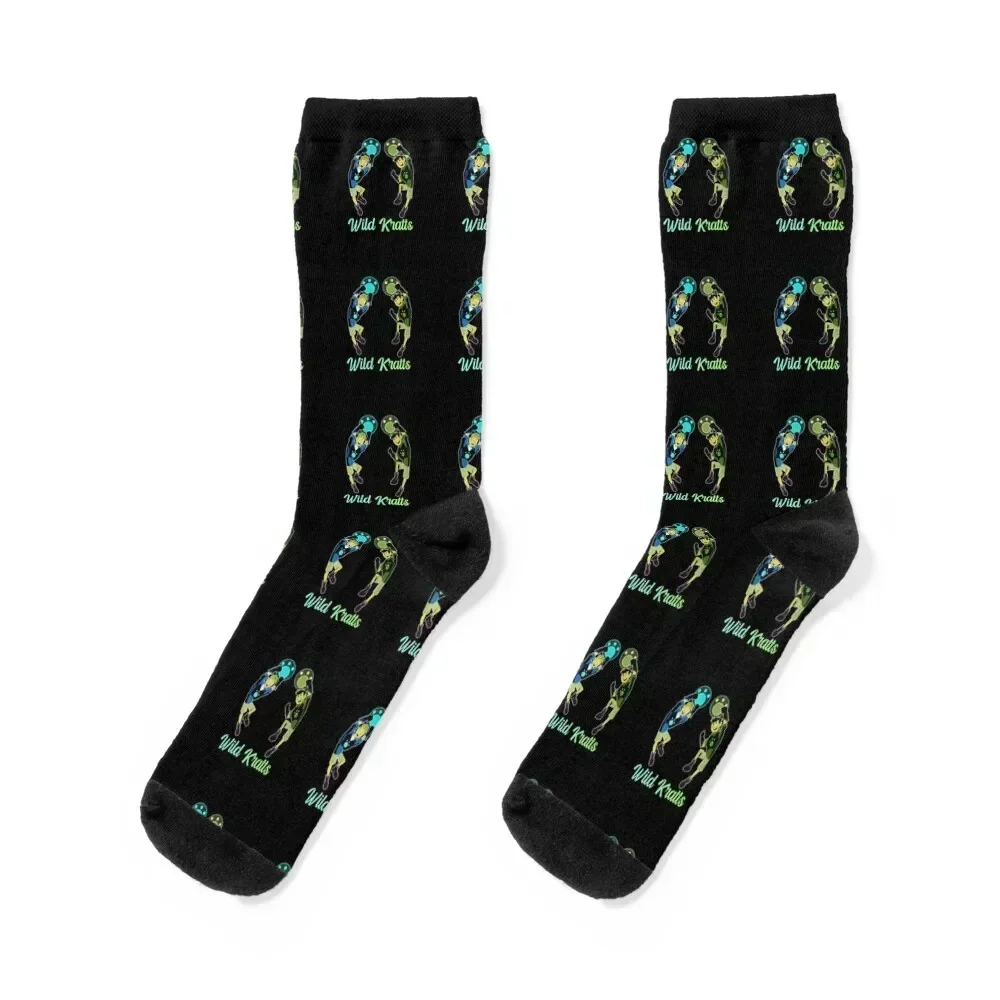

wild kratts couple Socks happy custom christmass gift Running Socks Men's Women's