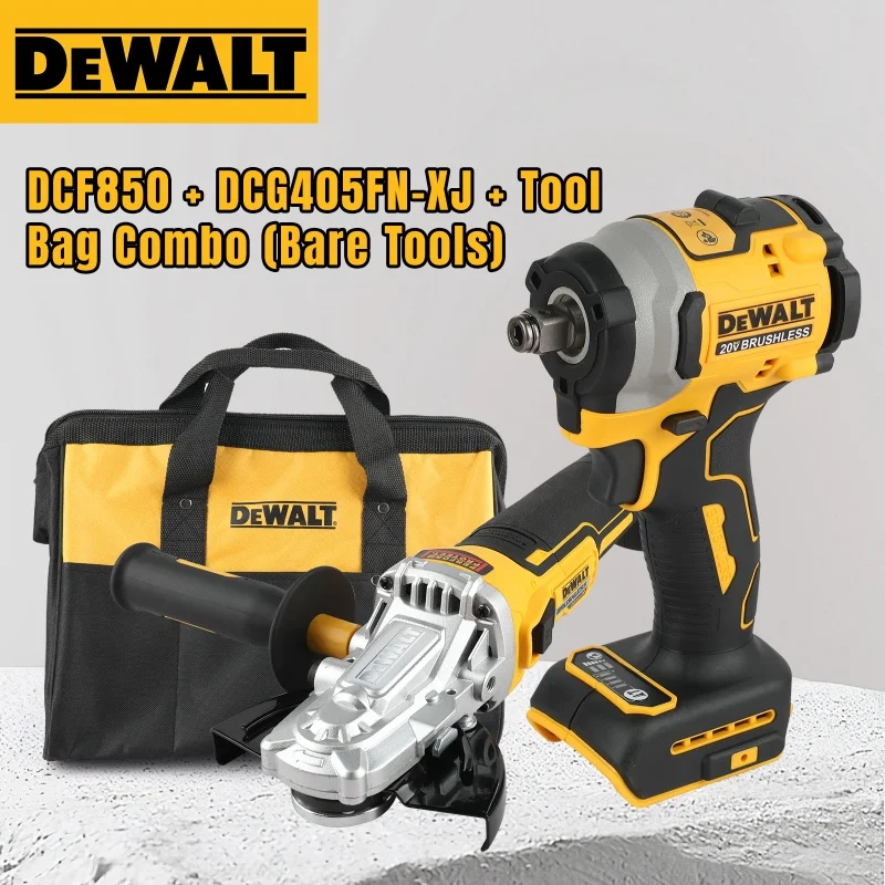 Dewalt DCF850 DCG405FN Brushless Impact Driver Impact Drill polishing cutting machine high torque tool combination kit ﻿