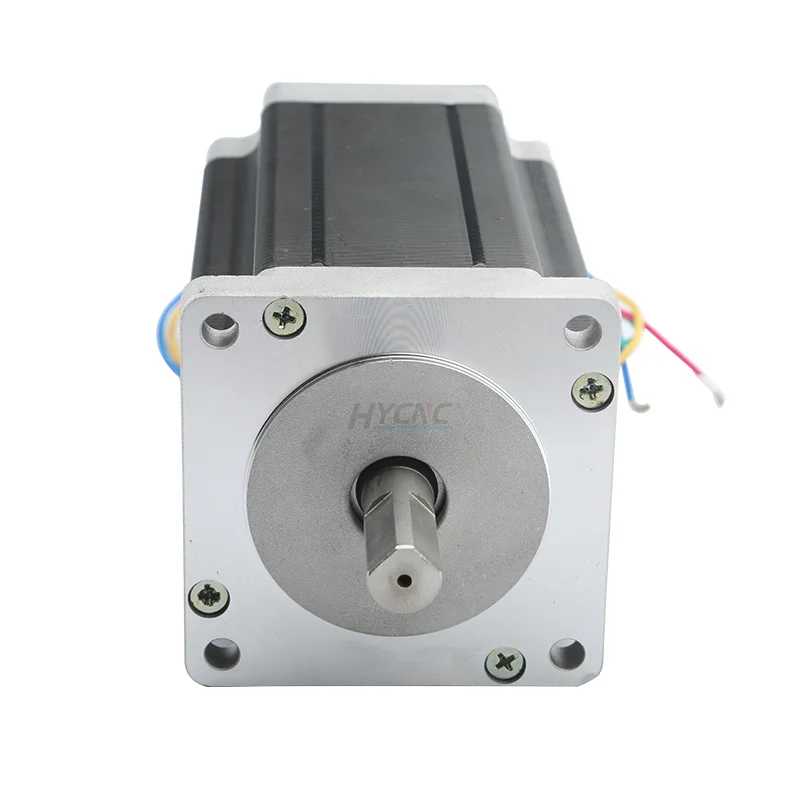 Hycnc High precision high torque 86 DC stepper motor Nema34 450B speed 8N.m Torque 1.8 shaft diameter 12.7 Suitable for CNC mill