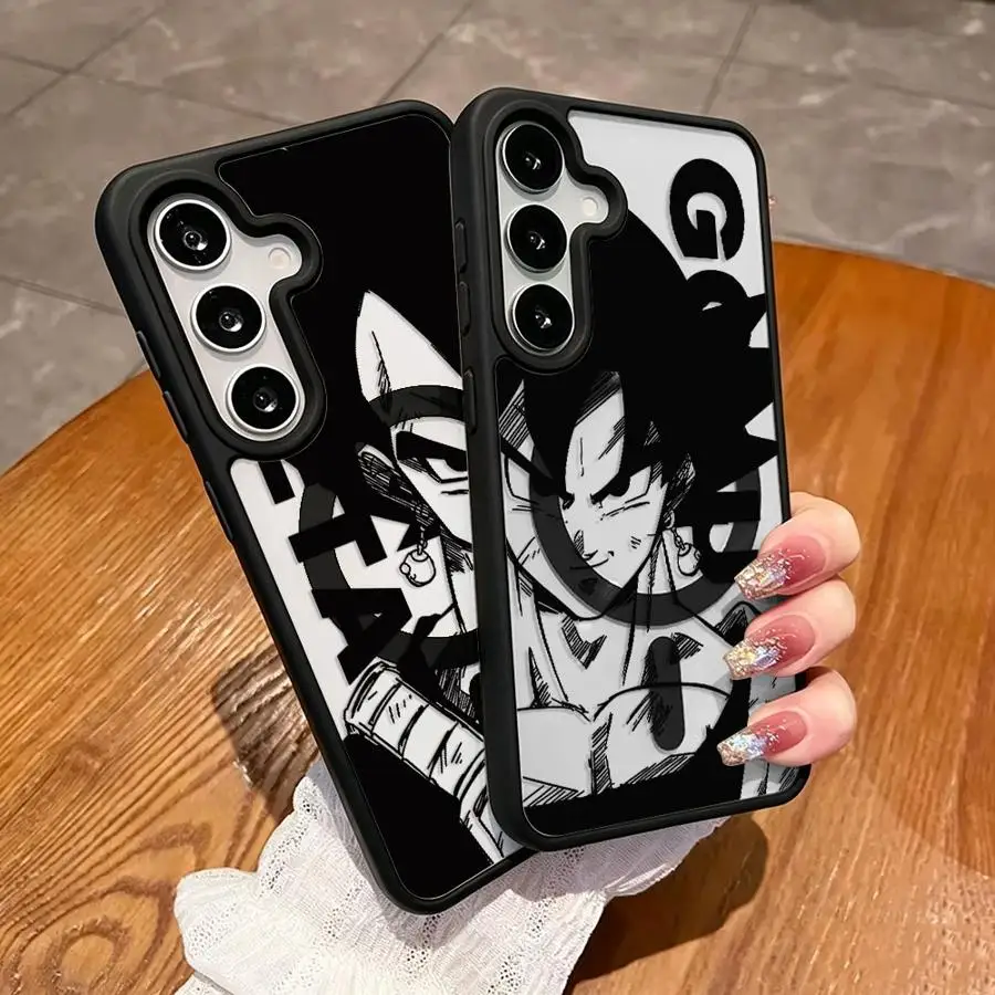 Phone Case for Samsung Galaxy A57 A27 M17 A36 A35 A56 A55 A26 A17 A54 A25 F17 A16 A15 A37 Magnetic Cover DragonS Ball Goku