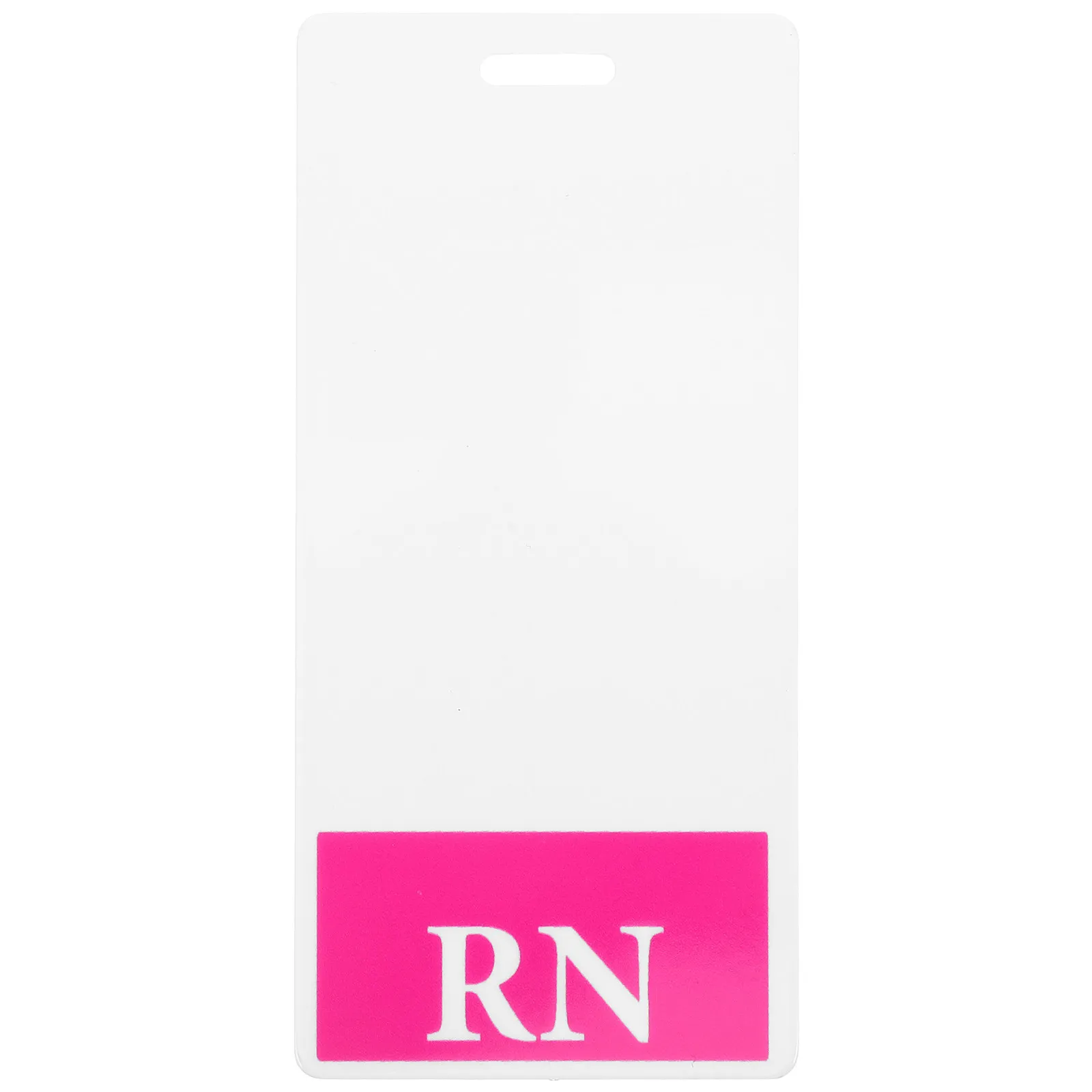Rigid Plastic Vertical Nurse Id Badge Holder Waterproof Name Tag Protector Hospital Staff Role Card Clear Identification