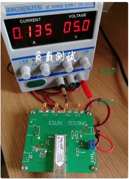 For SFP+ Power board 10-Gigabit Light source  Evaluation board Optical power meter SFP EVB optical fiber