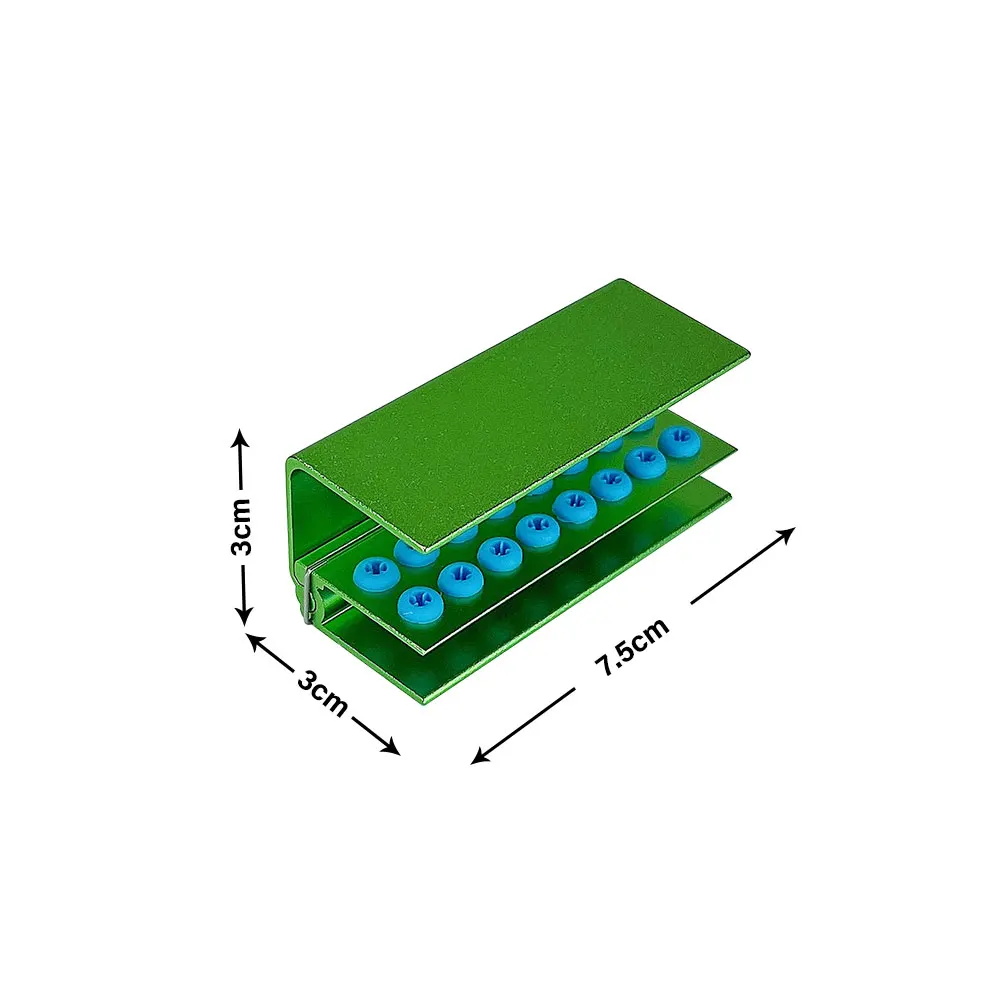 16 Holes Plastic Autoclave Sterilizer Case Burs For Oral Care Tools Case Disinfection Holder Dentistry  Sterilization Box