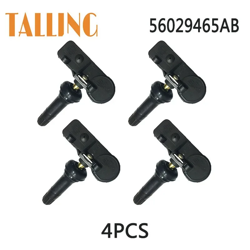 

56029465AB 4Pcs TPMS Tire Pressure Sensor for Chrysler 200 300 Aspen Crossfire Pacifica Sebring Jeep Wrangler Dodge Nitro Magnum
