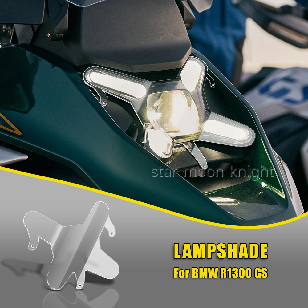 For BMW GS 1300 R1300GS R 1300 GS 2024 Motorcycle Accessories Protective Headlight Cover Acrylic Lights Protection Device