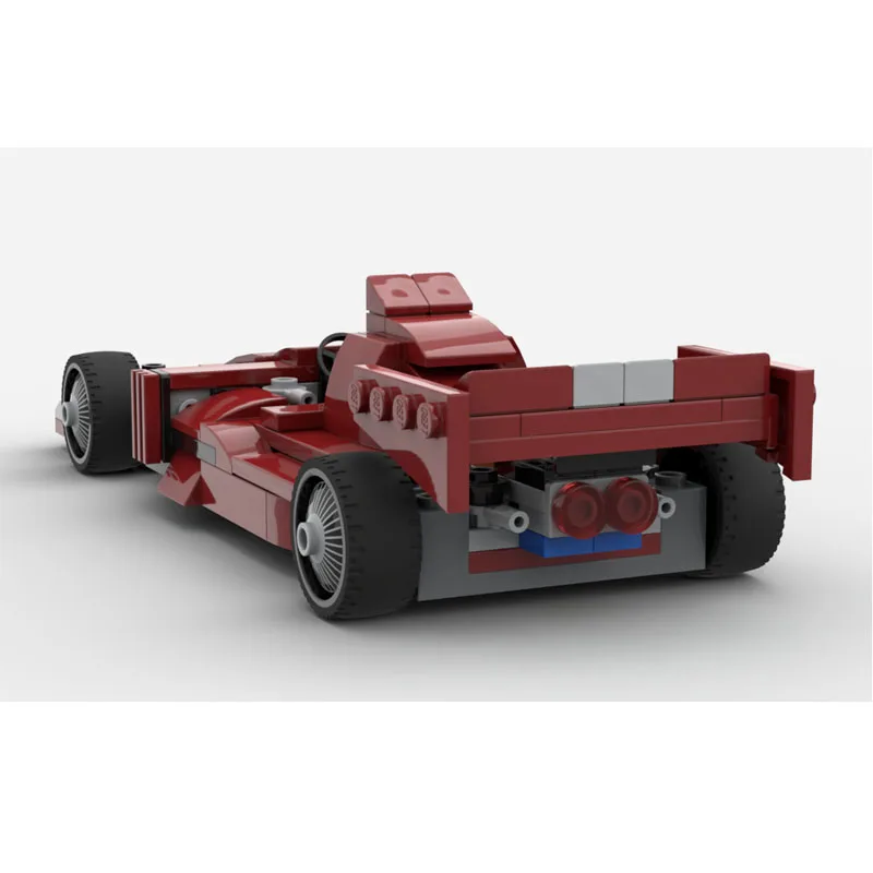 

MOC-128834 Новый классический гоночный автомобиль Formula, строительный блок, модель 190 деталей, креативная игрушка на день рождения, подарок для мальчиков и детей