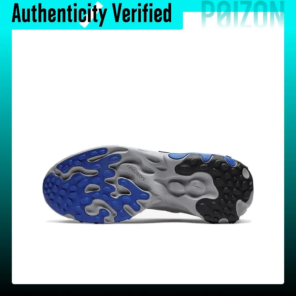 Nike React Presto Casual Shoes Unisex Low-top Black Blue AV2605-005 view 6