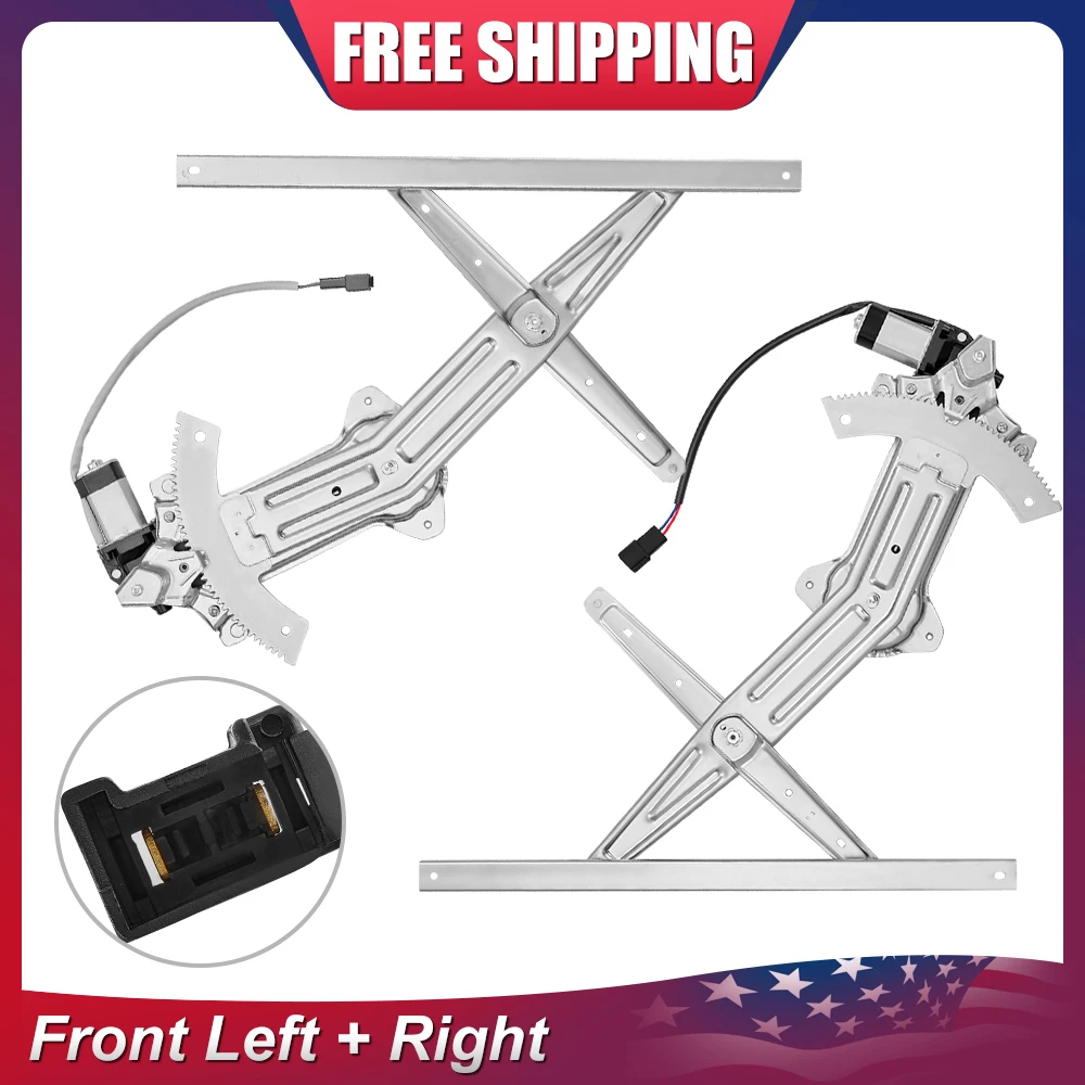

For Ford Mustang 1994-2004 Power Window Regulator with Motor,Front Left Right Side