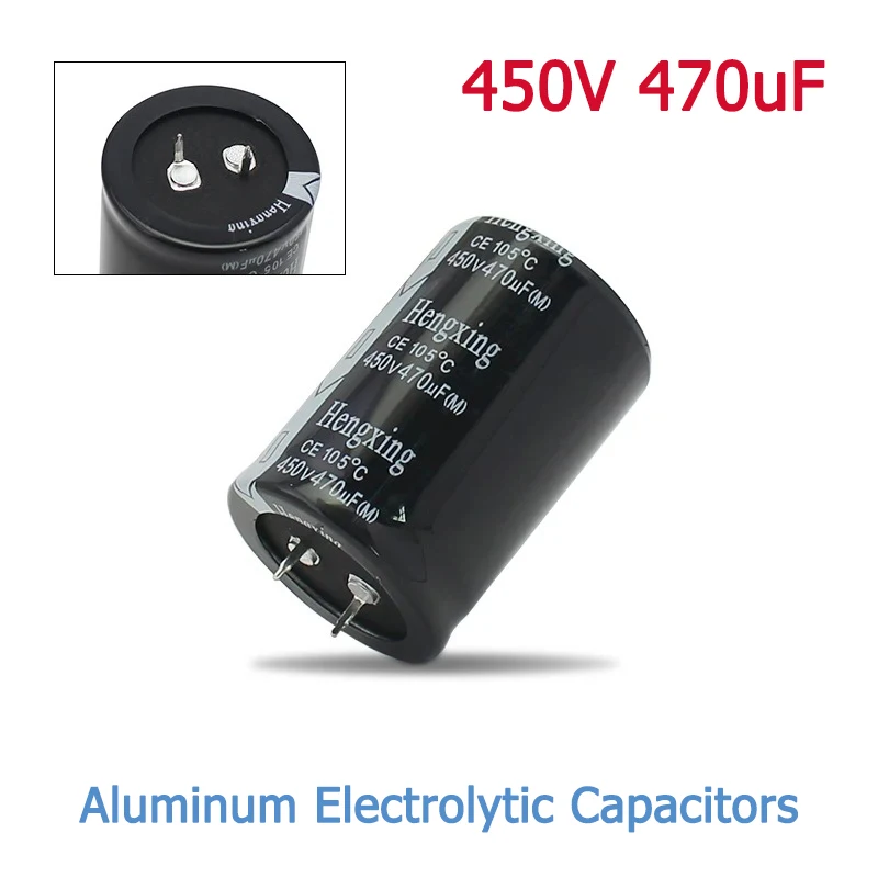 

1PCS 450V 470uF Capacitor PSU Aluminum Electrolytic Capacitors 35x50mm