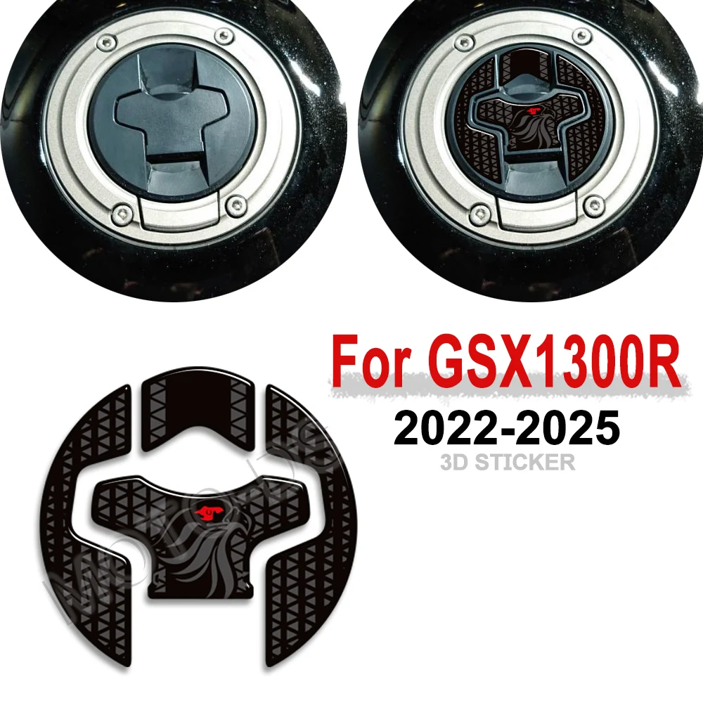 

For Suzuki Hayabusa GSX1300R GSXR 1300 GSX 1300R 3D Motorcycle Tank Cap Stickers Gas Tank Protection Decal Accessories 2022-2025