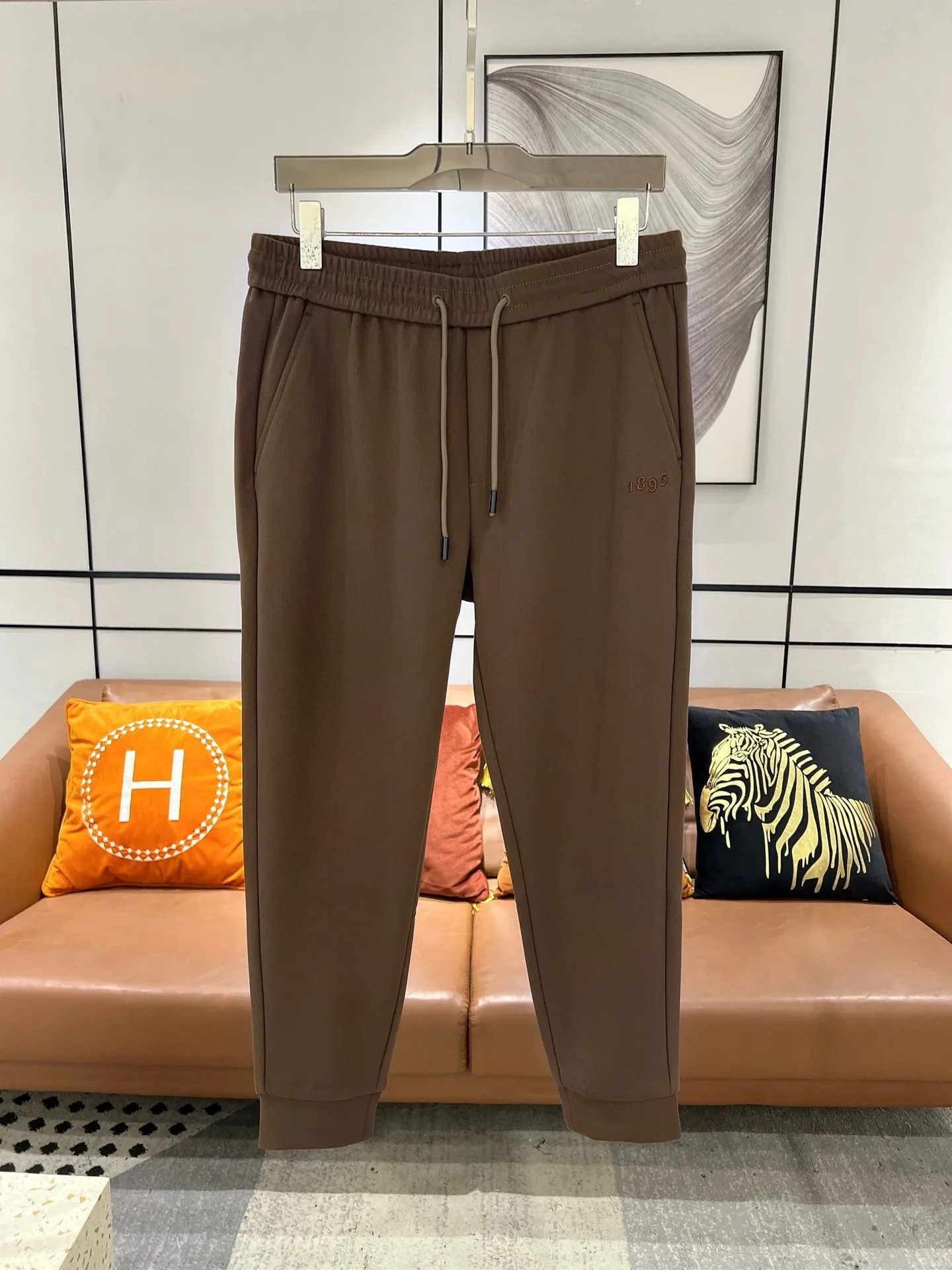 

Berlu 2024Ss Autumn Winter New Casual Pants With Drawstring Design Fashionable and Versatile Sports Sweatpants