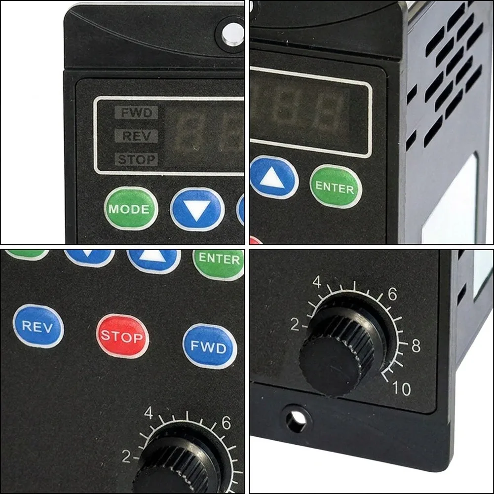 Digital Torque Motor Speed Controller 6-90W AC Gear Reduction Drive Forward Reverse Switching For Industrial Winding Tension Con