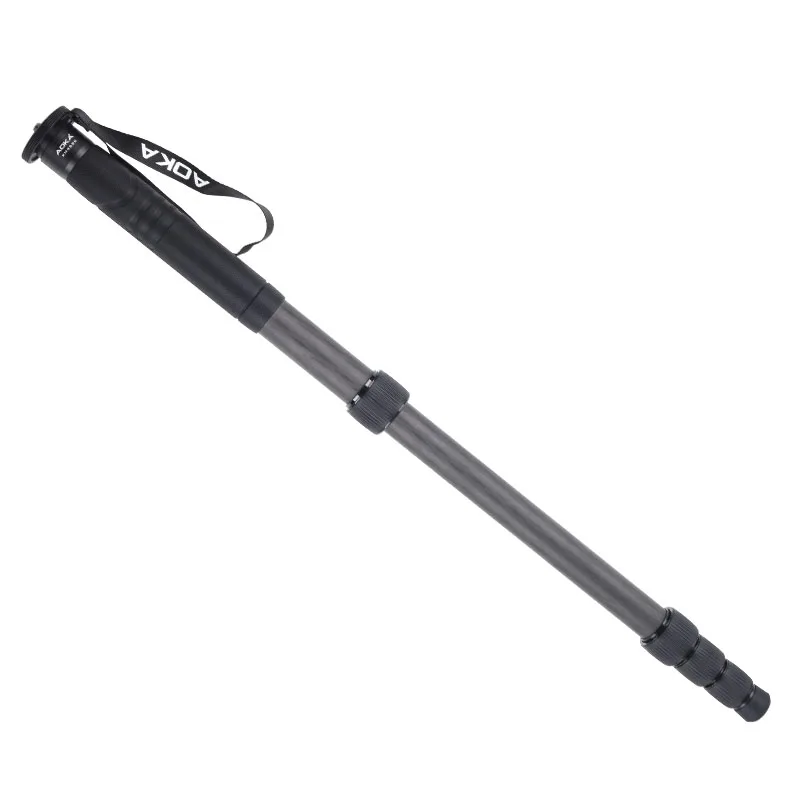 المهنية المحمولة كربون خفيف الوزن الألياف الحامل ثلاثي الأرجل كاميرا Monopod