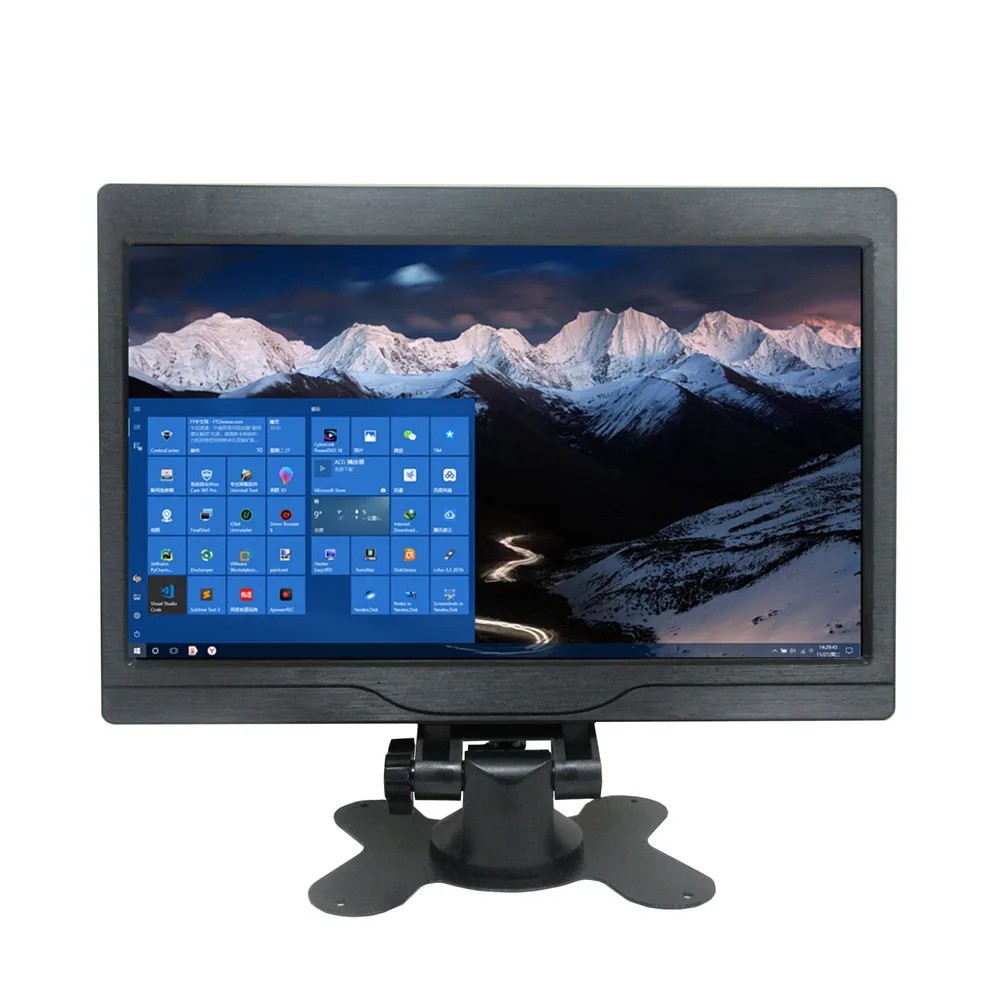

10,1-дюймовый 1280x800 IPS ЖК-экран, портативный монитор для Raspberry Pi 3B + 5, компьютерный дополнительный экран, ТВ-приставка, автомобильный задний ход