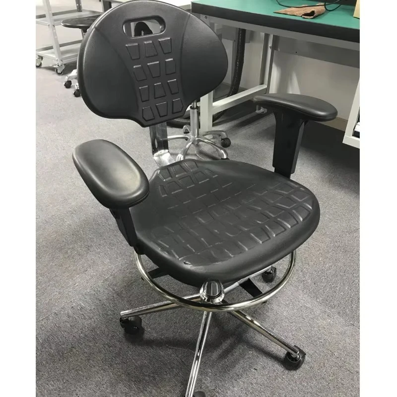 2026 Hot Sale Adjustable PU Industrial Workshop Sewing Chair for Singer Brother Janome Juki Elna Pfaff Bernina