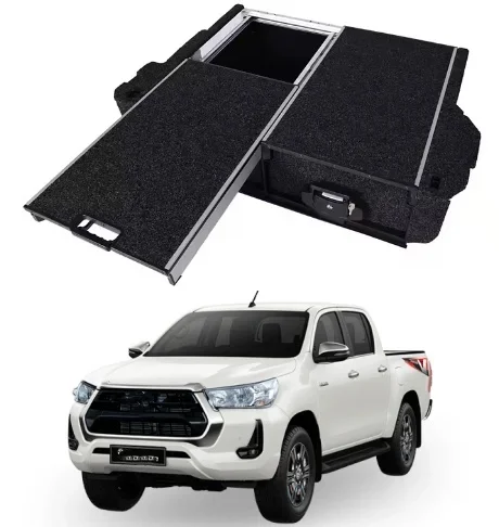 

Stainless Steel Pickup Truck Back Camping Storage Drawer For Hilux Revo/Vigo/Rocco