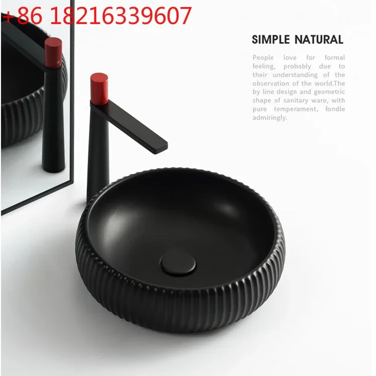Creative modeling black gray green washbasin washbasin art