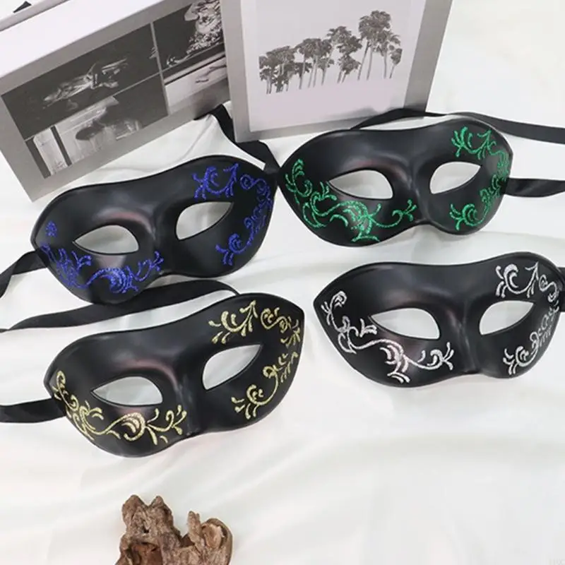 2025新しい装飾カーニバルハーフマスクペイントディテールダンスに適した軽量人間工学的形状写真小道具