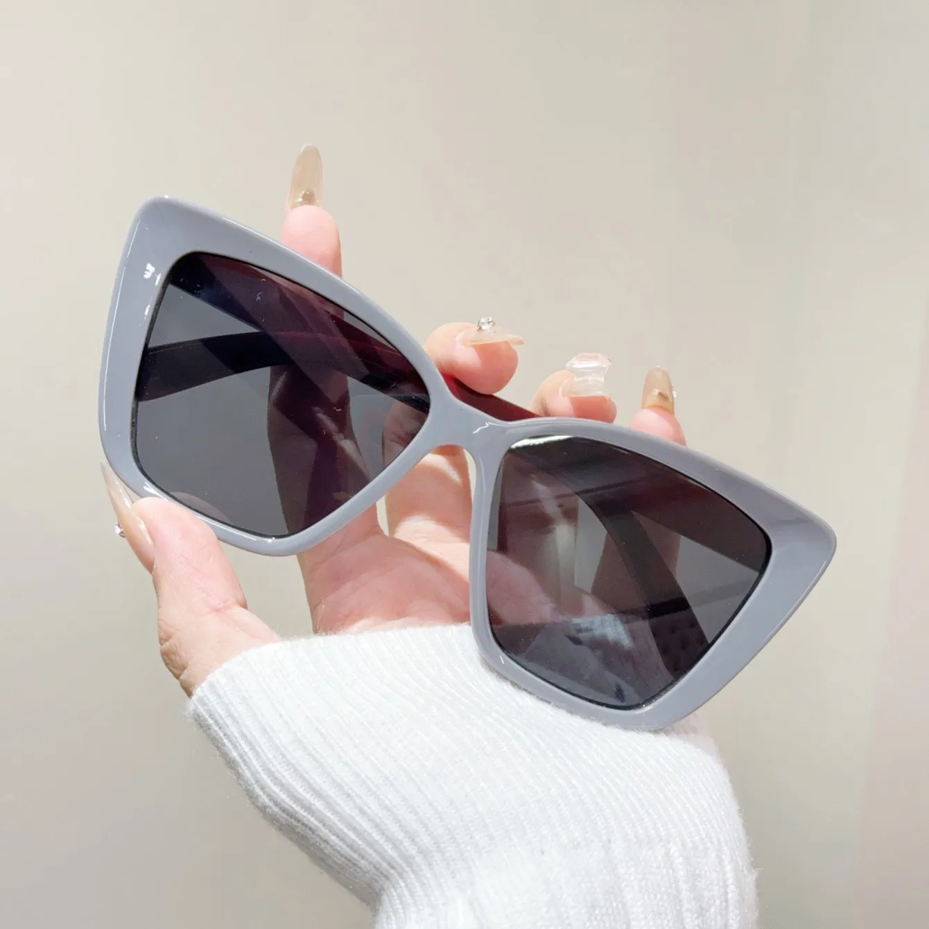 New Vintage Square Sunglasses Women Men Brand Rectangle Sun Glasses Female Cat Eye Eyewear Sunglasses for Male Female Eyeglasses