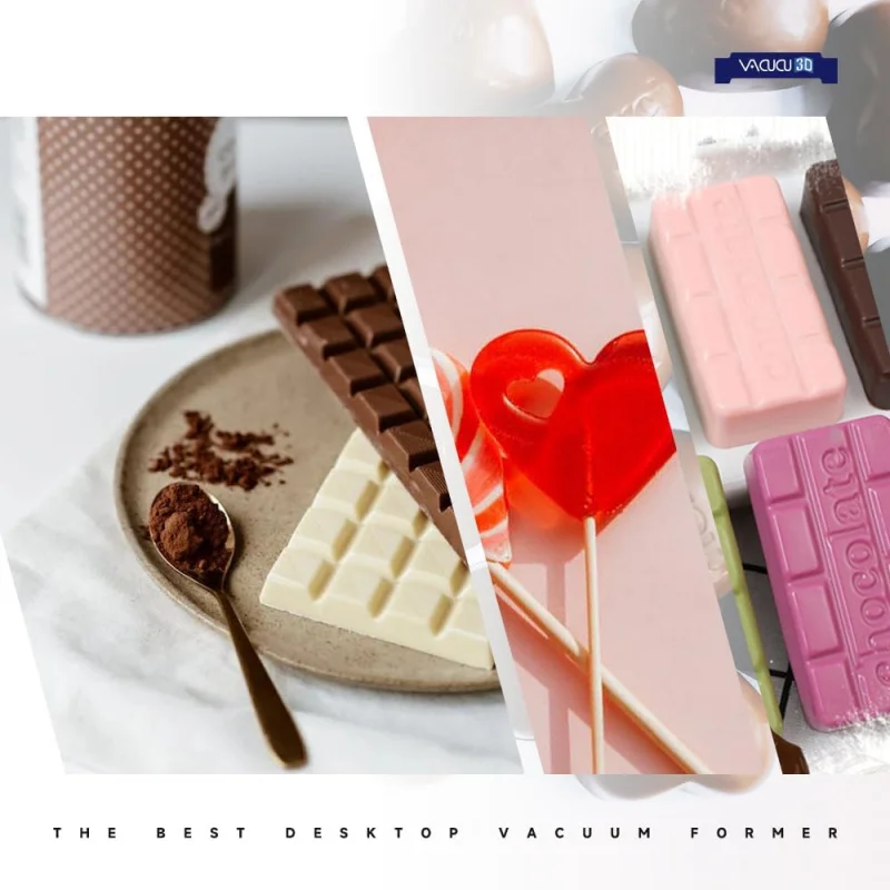 NEW1-A3(297mm×420mm/16.54x11.69인치) 데스크탑 진공 성형기, 교실 주방에서 프로토타입 몰드 및 캐스트 제작