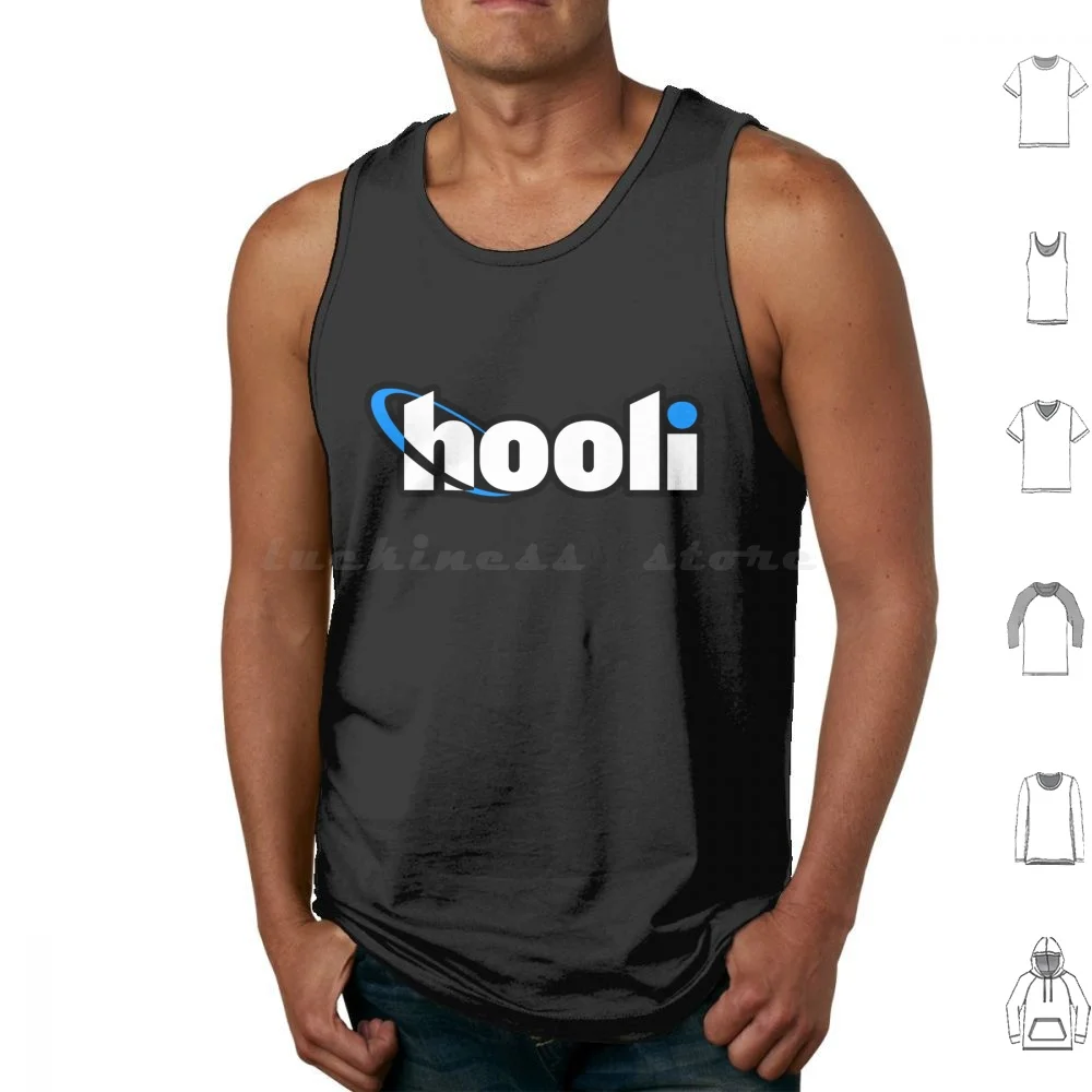 Hooli Tank Tops Print Cotton Hooli Aviato Piper Foot Silicon Valley Valley Series Tv Show Erlich Bachman Fun