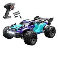 Toy Gift 1/18 SCY 18101 RC Car Muti-Terrain 2.4GHz Sync Radio Control Off Road Vehicle PVC Body Electric Monster Truck LED Light