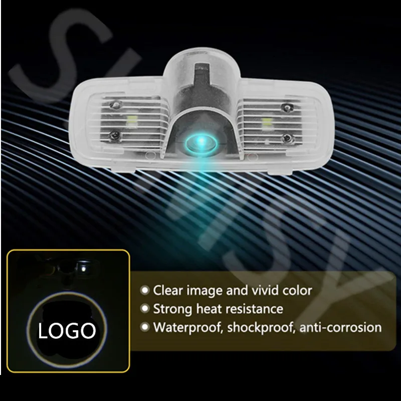 2X LED Autotür-Willkommenslicht Ghost Shadow Courtesy Lamp Projektor Zubehör für Accord 7. und 8. Generation 2003-2013 2007 2008 2009 2011 – Detail 5