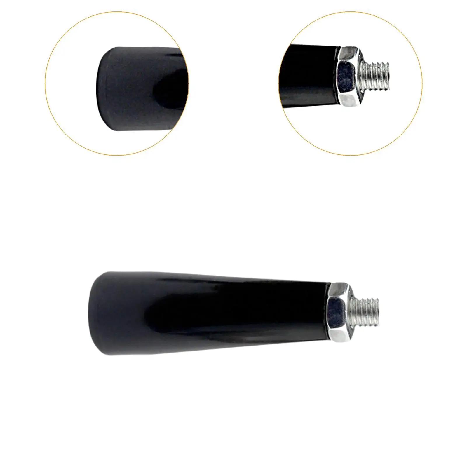 Crank Handle Revolving Handle Grip Male Threaded Stem Lathe Crank Rotating Revolving Knob for Industry Polishing Machine