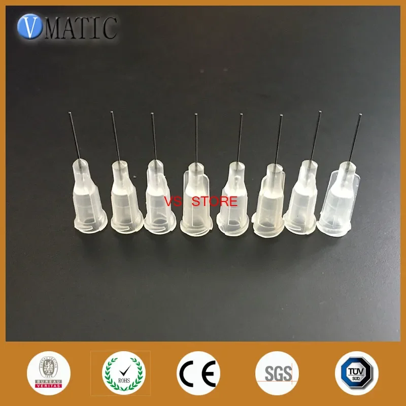 Free Shipping 27G Dispensing Needle Tips 0.5" Length 100 Pcs Dispense Needles Liquid Dispenser Needle 1/2 Inch
