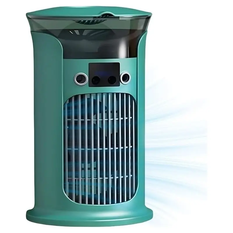 A005-Multifunctional 4-In-1 Portable Air Cooler For Room, Evaporative Cooling Fan Mobile Air Conditioner For Home& Travel B