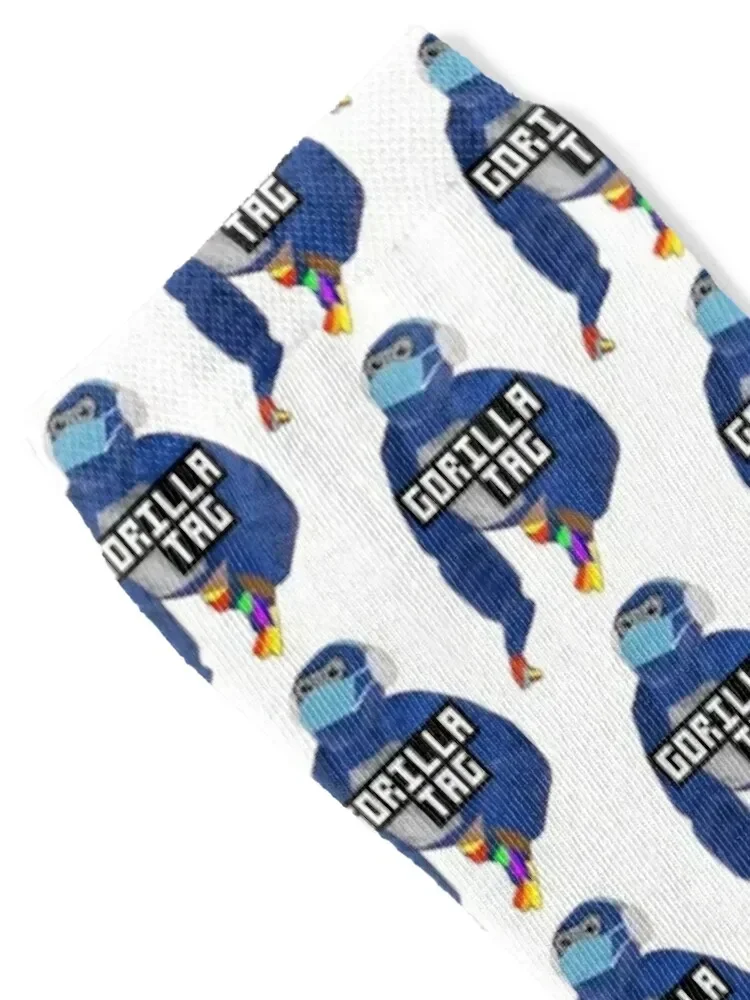 Gorilla Tag Green Santa Hat Gorilla Shirt Socks funny gift Stockings compression Hiking boots funny sock Ladies Socks Men's