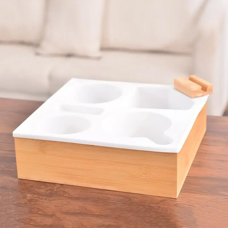 Couch Cup Tray Removable Couch Drink Holder Couch Organizer Handy Couch Tray Wooden Bed Cup Holder For Boat Bed Sofa Beach