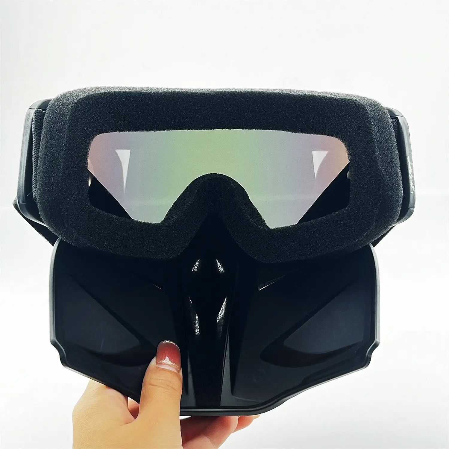 Men &Women Motorcycle Goggles Helmet Mask Plate Lens Otdoor Riding Glasses Off-road Mask Windshield