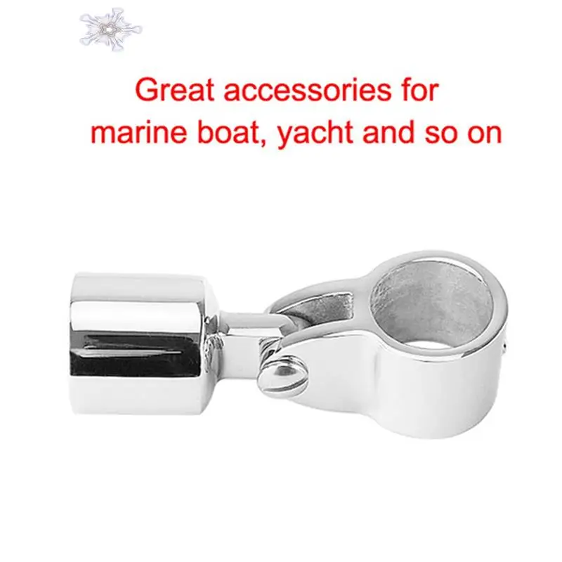

2 Piece Sliding Cap Sliding Sleeve Combination Set Stainless Steel Yacht Roof Awning Fixed Bracket 25.4Mm