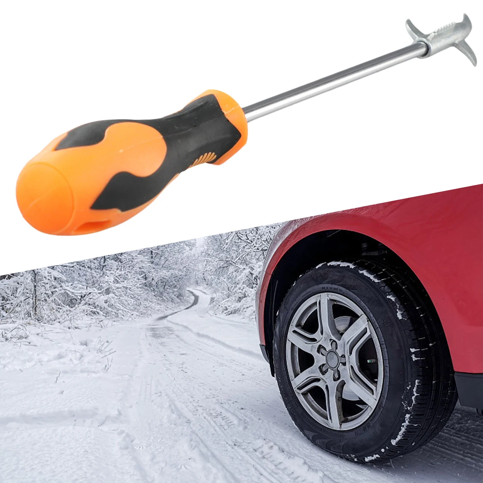 منظف الإطارات، خطاف تنظيف الإطارات، طريق بناء السيارة، يقلل من ضوضاء الإطارات، قطعة واحدة من مزيل الحجر المكسور ذو الأخدود العام