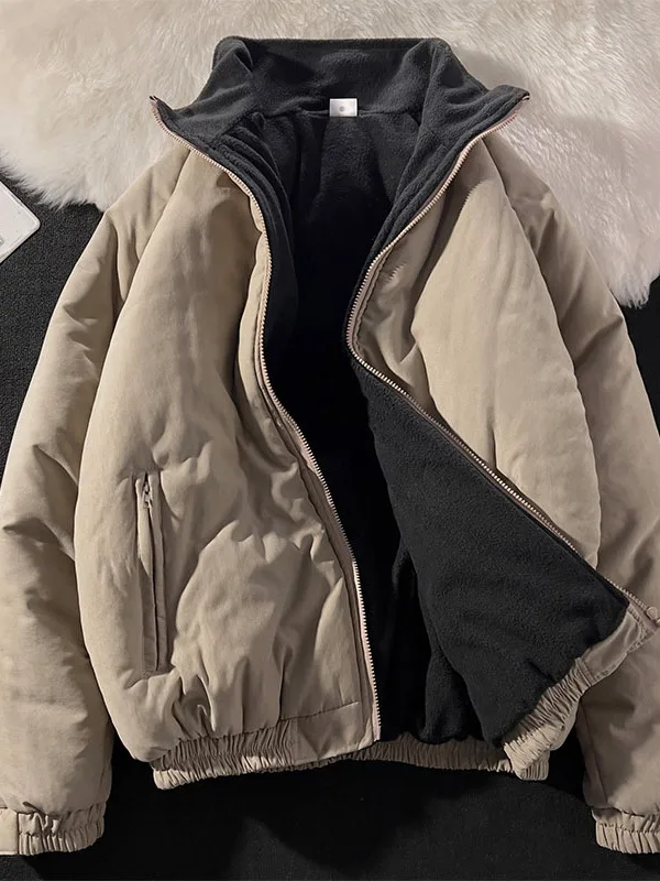 

Мужская хлопковая куртка для пилота, зимняя теплая бейсбольная одежда с воротником-стойкой на подкладке, рабочая одежда, верхняя одежда, пальто