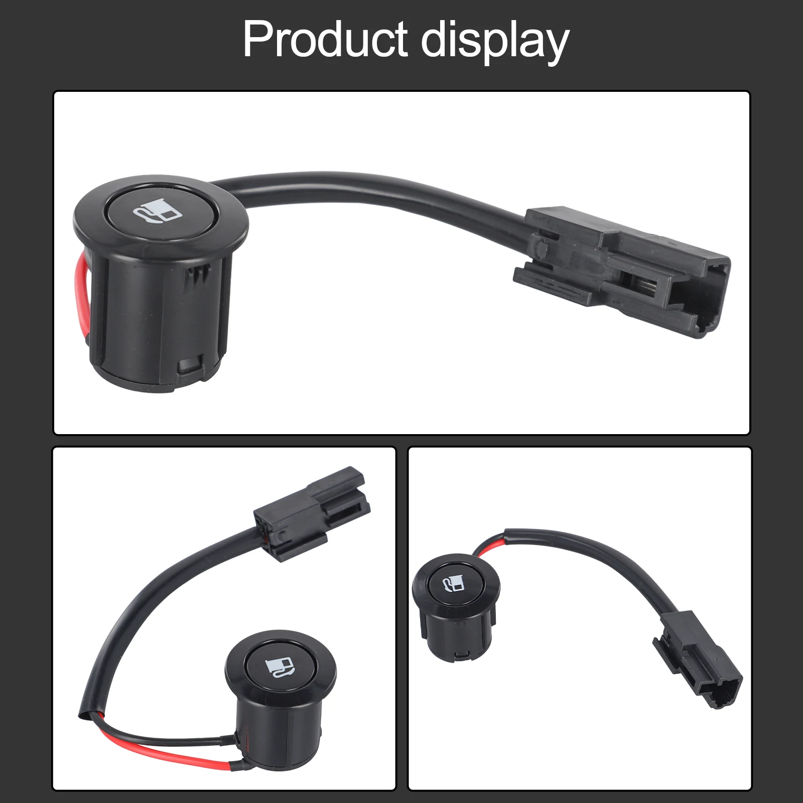 

Car Fuel Cap Button Fuel Tank Cap Switch Direct Installation Easy To Install Colour Black Fuel Tank Cap Replacement