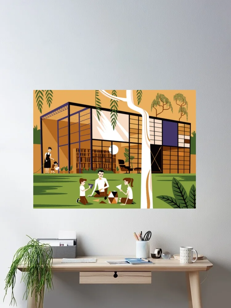 Josh Agle The Third Generation Photo Canvas POSTER ,Home Decor Wall art painting
