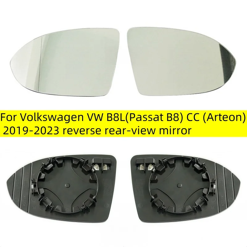 

For Volkswagen VW B8L(Passat B8) CC (Arteon) 2019-2023 reverse rear-view mirror heating glass Car Heated Wide Angle Mirror Glass