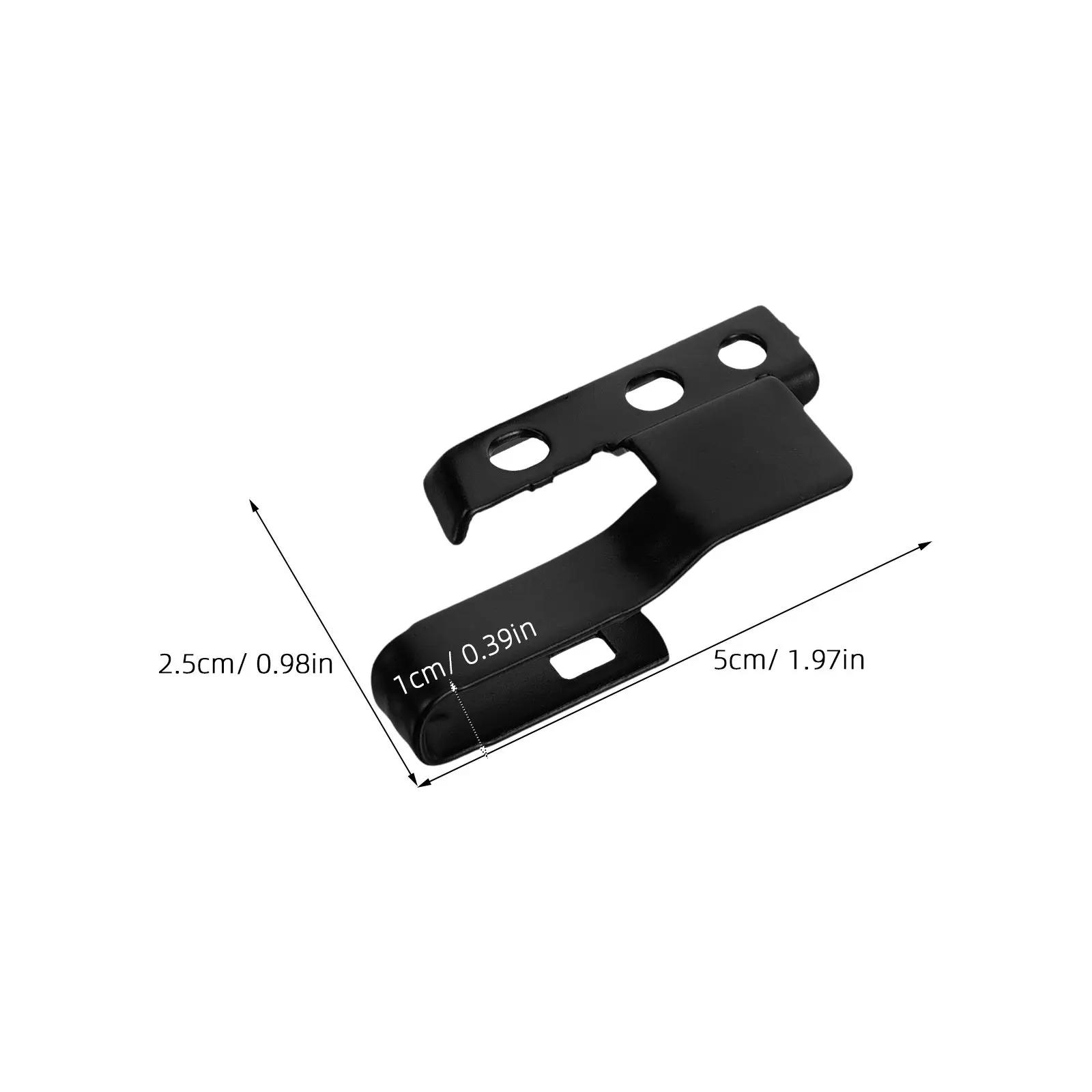 2Sets Car Wiper Arm Adapter Metal Windshield Connector Repair Kit Front Windshield Wiper Replacement Mounting Screws view 3