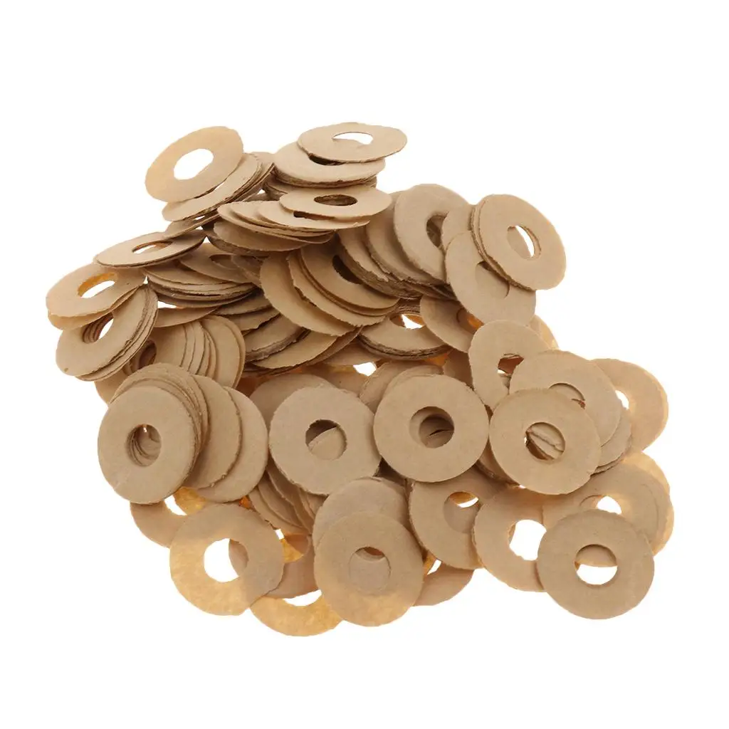Replacement Front Rail Punching Paper Material Piano Key Height Adjustment Washers for Piano Repair DIY