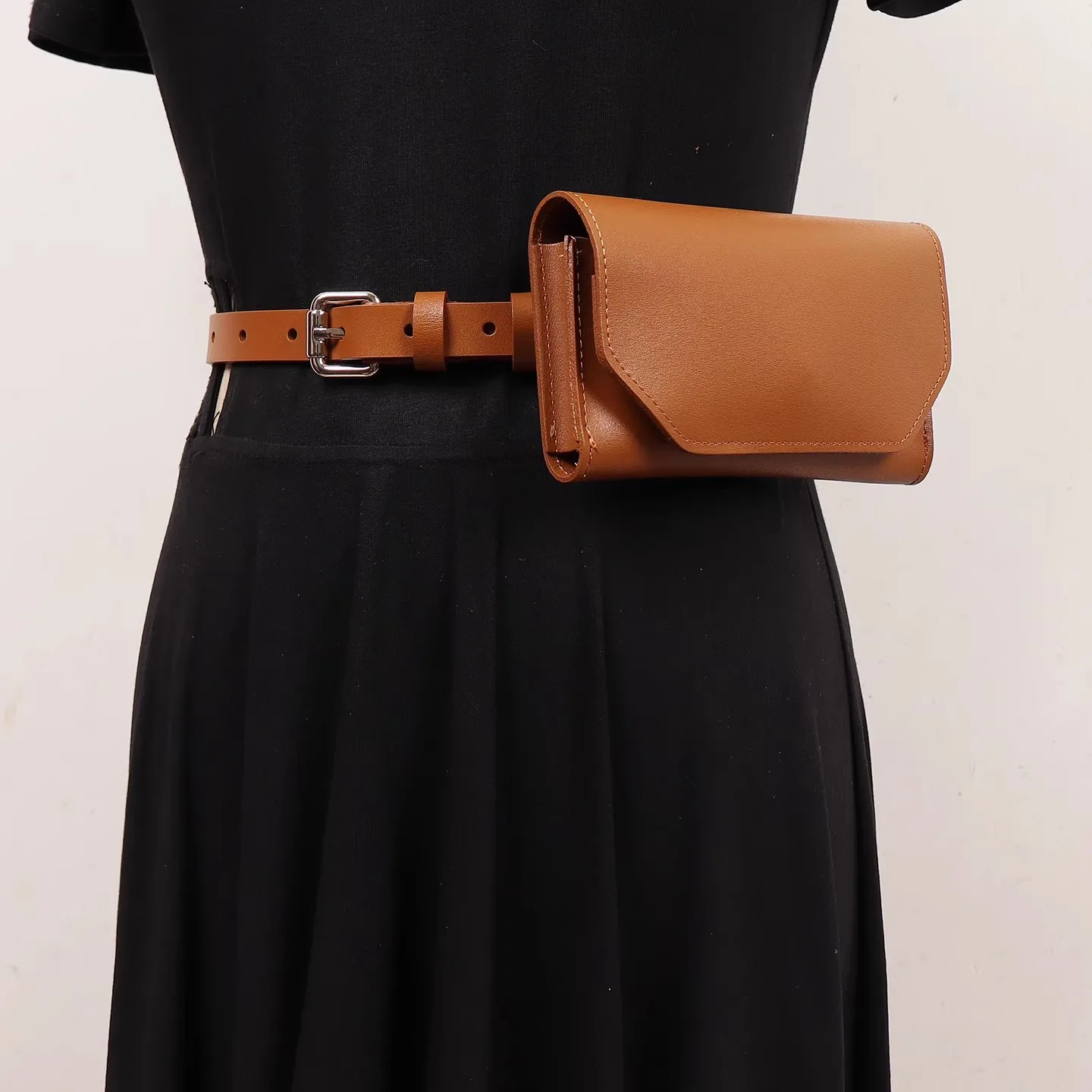 Genuine Leather Bag Belt Women's Vintage Cummerbunds Female Dress Corsets Waistband Belts Decoration Narrow Belt R2630