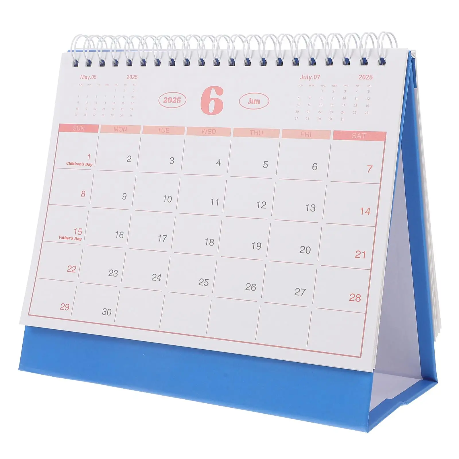 2025 Desk Calendar Desktop Planner Small and Fresh Calender Mini for Paper Decor