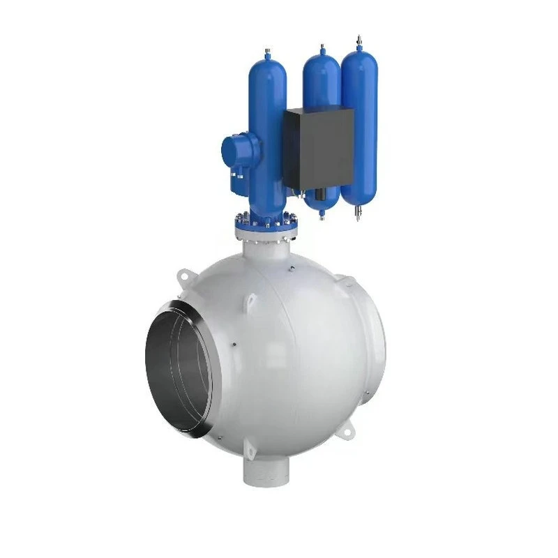 Fully welded ball valve, stainless steel cast steel, wear-resistant electric release fixed ball valve, tungsten carbide