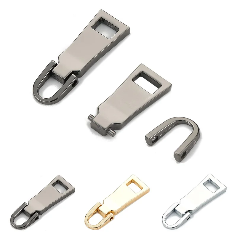 1Pc 8# 5# 3# Detachable Metal Zipper Pullers for Zipper Sliders Head Zippers Repair for Backpack Coat Tab DIY Sewing Accessories